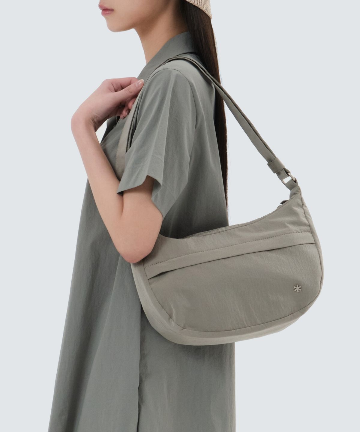 스노우피크 어패럴(SNOWPEAK APPAREL) 브라이트 호보백 (S25SWFCB77) Tan Gray