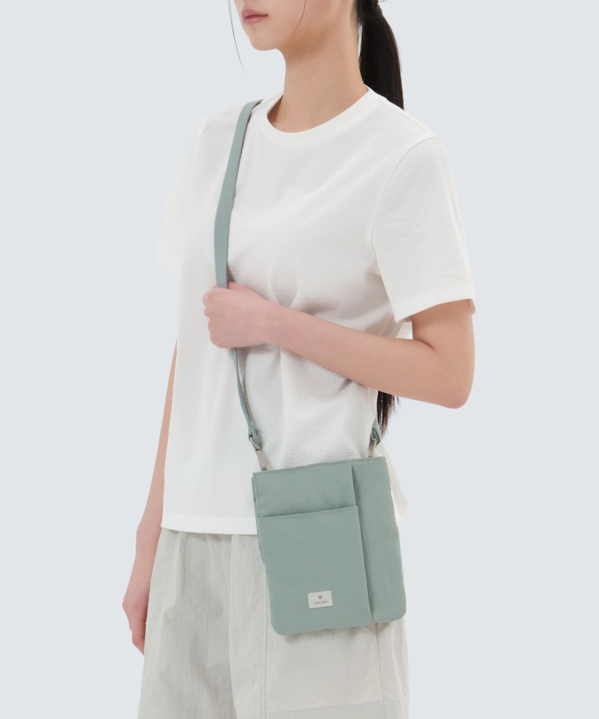 스노우피크 어패럴(SNOWPEAK APPAREL) 캠플 크로스 사코슈 (S25ZUCCB13) Mint