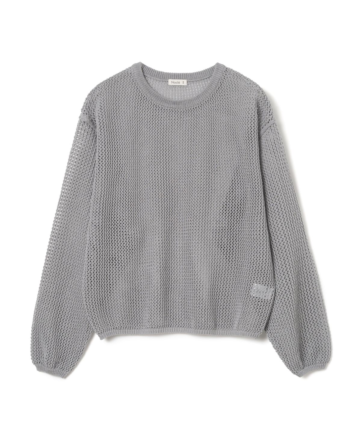 노클(NOCLE) Rough Net Knit Grey