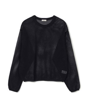 Rough Net Knit Dark Navy