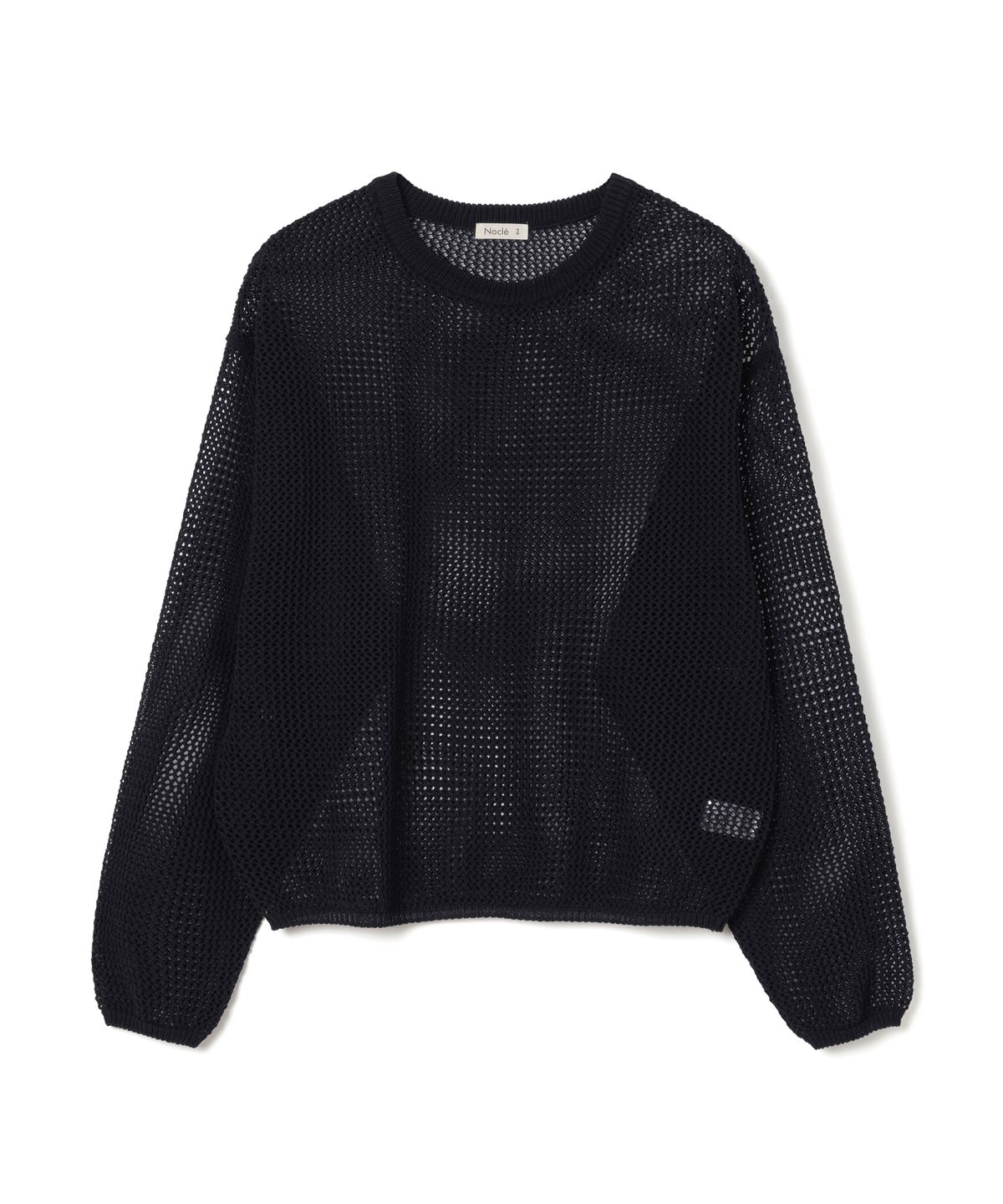 노클(NOCLE) Rough Net Knit Dark Navy