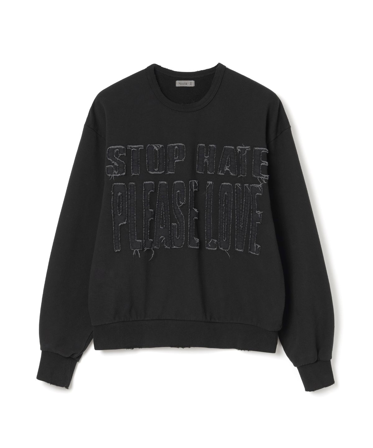 노클(NOCLE) S.H.P.L Sweat Shirts Black