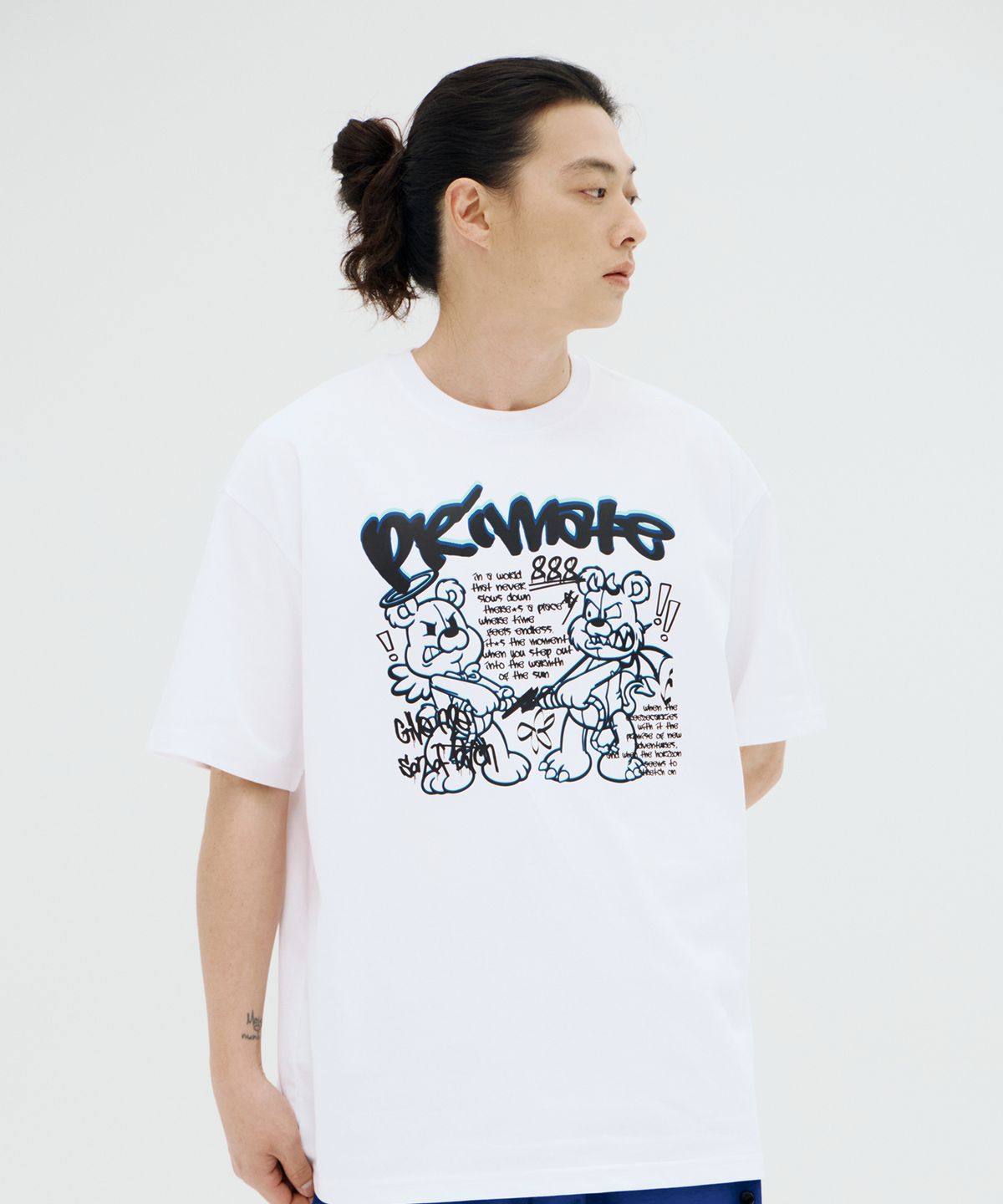 프라임에이트(PRIMATE) [COOL COTTON] PUNKANGEL 오버핏 반팔티셔츠 10 COLORS