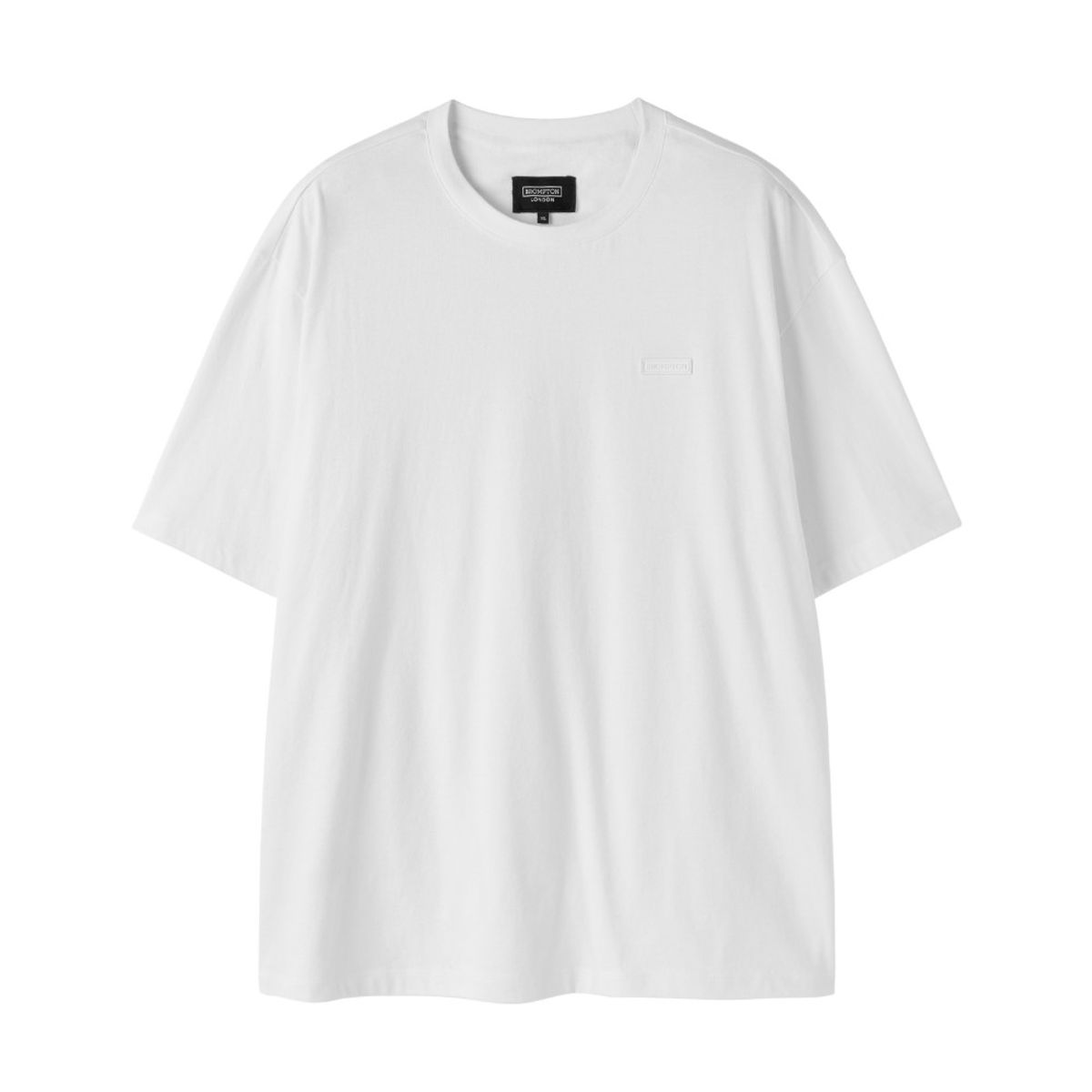 브롬톤 런던(BROMPTON LONDON) COOL-COTTON T-SHIRT - WHITE (P252MTS132)
