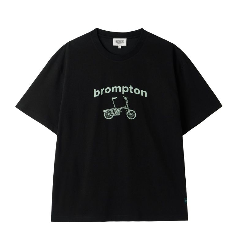 1975 BICYCLE GRAPHIC T-SHIRT - BLACK (P252UTS438)