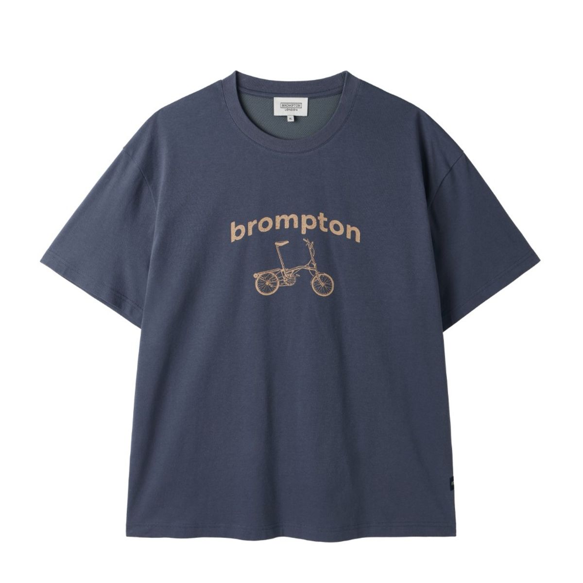 브롬톤 런던(BROMPTON LONDON) 1975 BICYCLE GRAPHIC T-SHIRT - PURPLE GREY (P252UTS438)