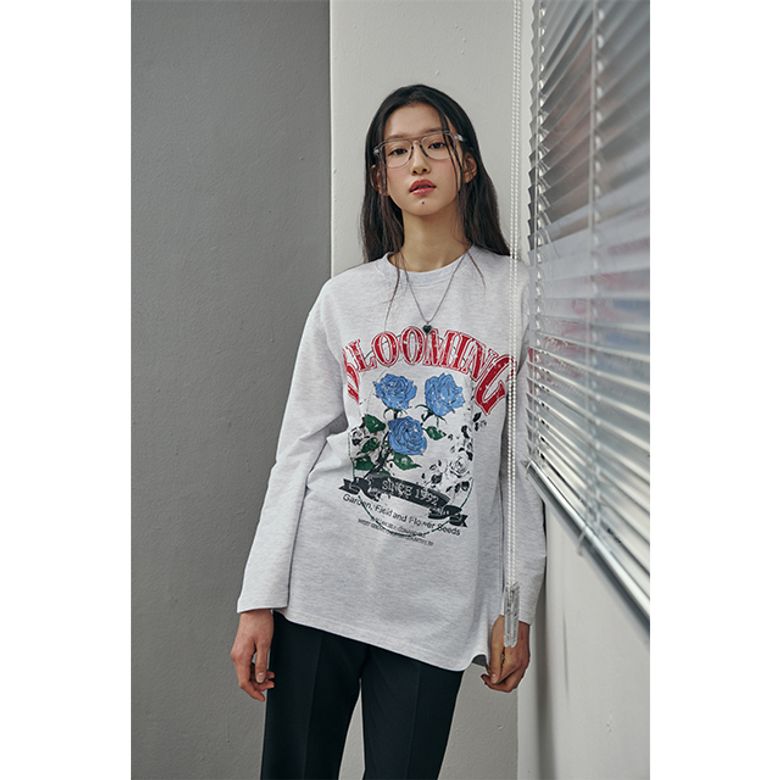 블루밍 로즈 박시티셔츠 AR1CT263