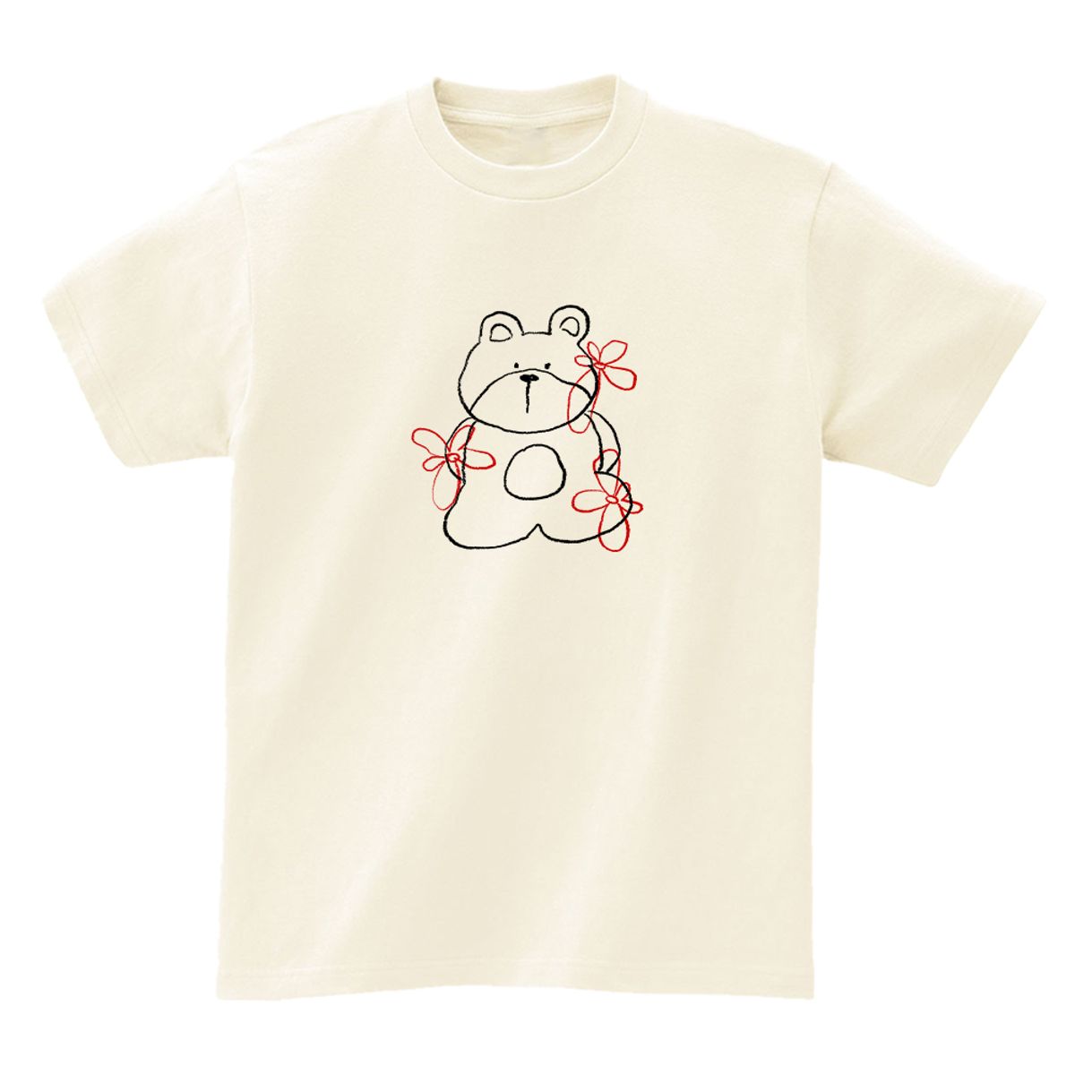 어썸어스(AWESOMEUS) Flowers and Bears T-SHIRTS_4COLOR