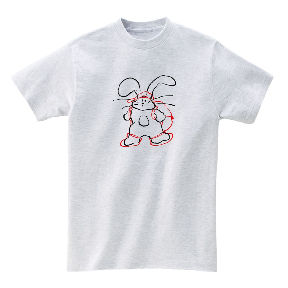어썸어스(AWESOMEUS) The hiker is a rabbit T-SHIRTS_4COLOR