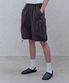 5P SHIRRING SHORTS CHARCOAL