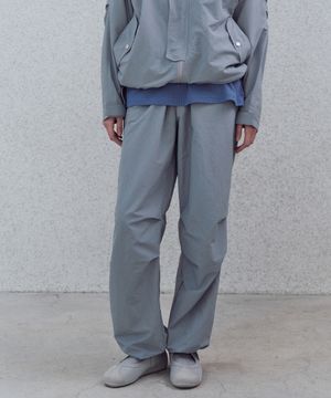 NYLON UTILITY PARACHUTE PANTS GREY