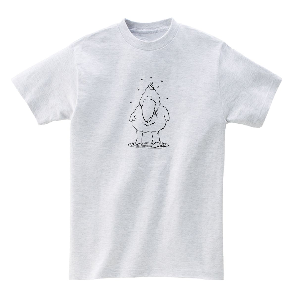 어썸어스(AWESOMEUS) Duck with a cone hatT-SHIRTS_4COLOR