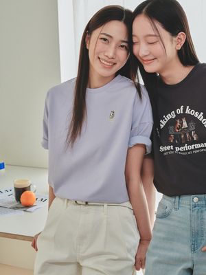 여성) 코숏 쿨텐션 오버핏 반팔티_PHF2TS2210