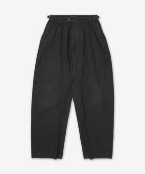 미니멀 카고 팬츠 - 블랙 / 824592TQP131000