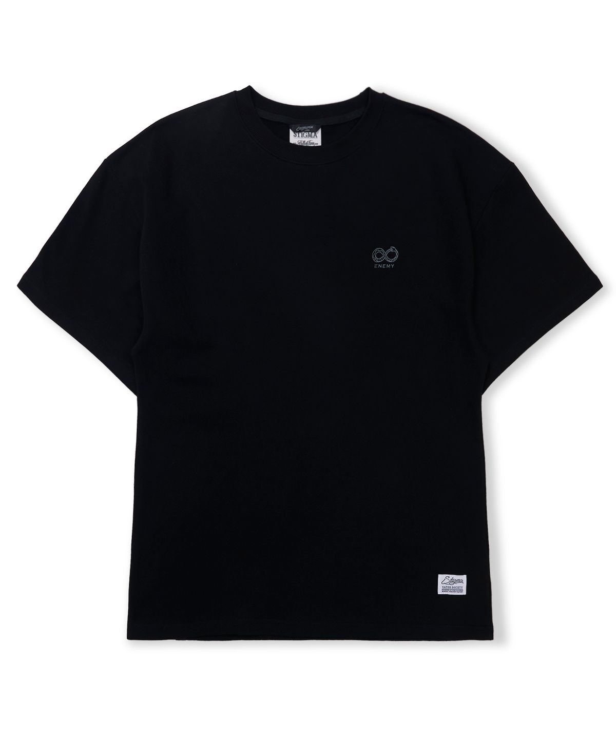 스티그마(STIGMA) Praying Semi-oversized T-shirts Black