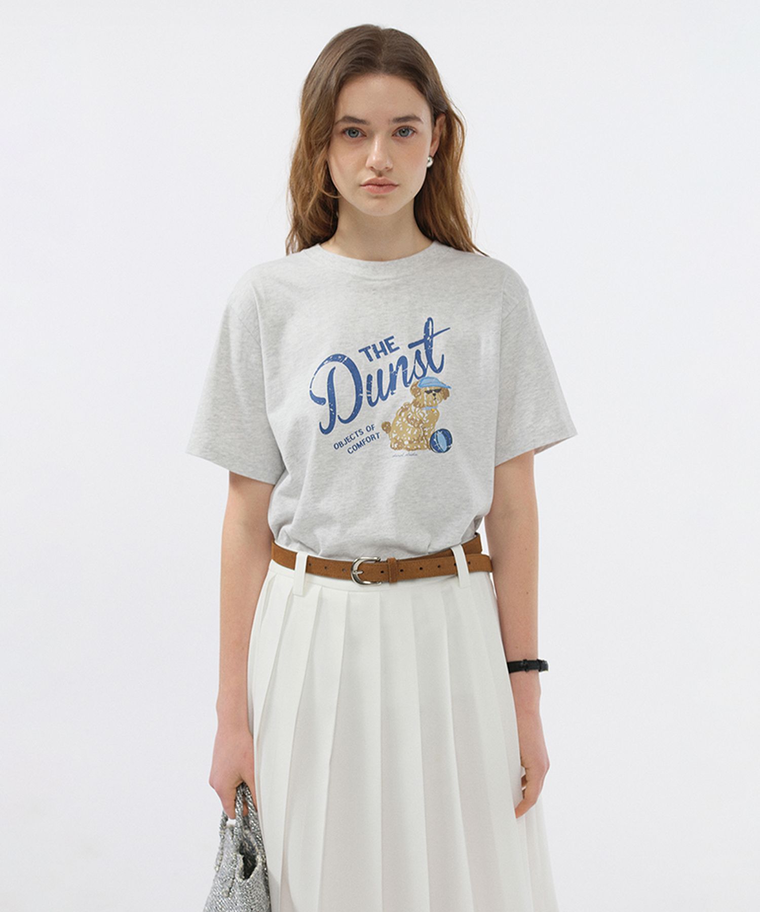 Dunst ♥ UNISEX DRAWING PUPPY T-SHIRT /追跡付 DUNST