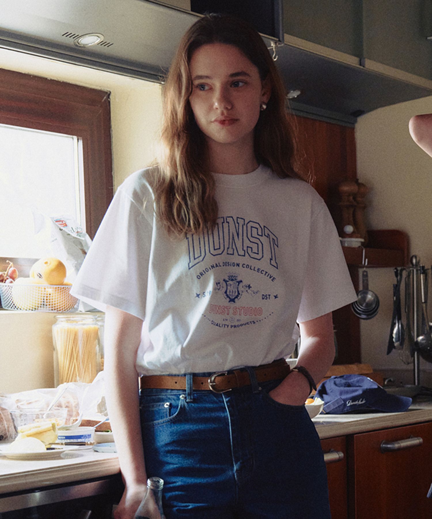 MUSINSA | DUNST FOR WOMEN UNISEX CUPID ARCH LOGO T