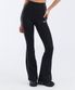 우먼스 서포트 파이핑 부츠컷 레깅스 (Black)