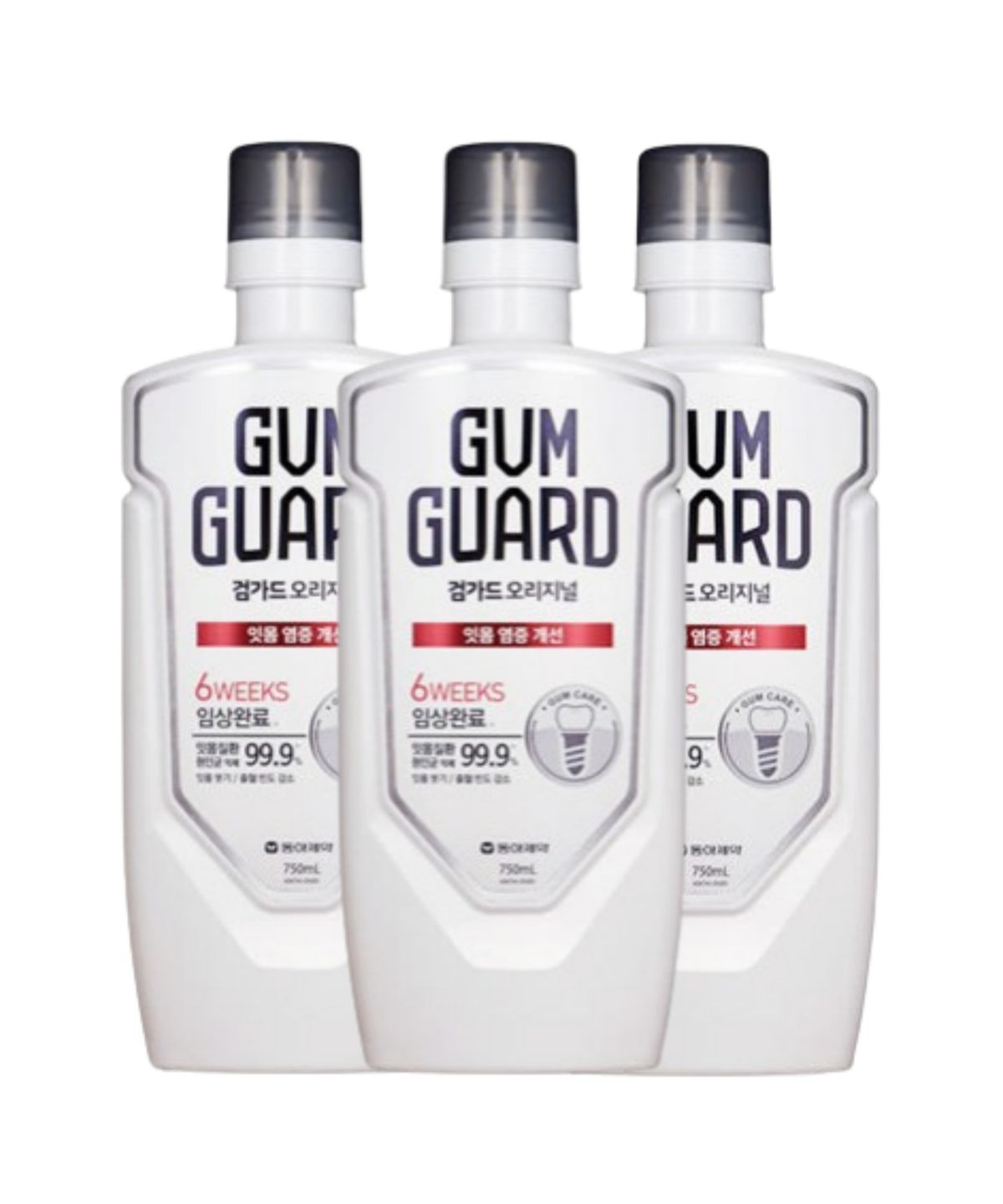 검가드(GUMGUARD) 오리지널 750ml 3개