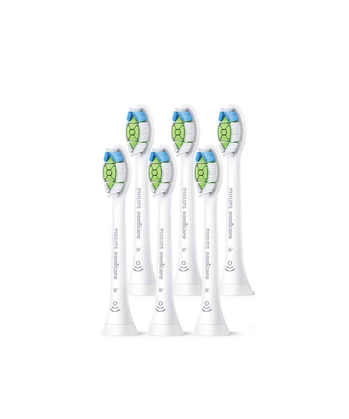 소닉케어(SONICARE) W 옵티멀 화이트 칫솔모 화이트 6개입 HX6066/14