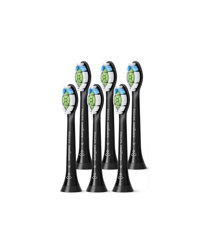 W 옵티멀 화이트 칫솔모 블랙 6개입 HX6066/91