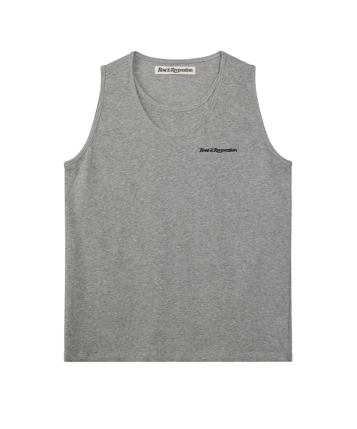 레스트앤레크레이션(REST&RECREATION) LAYERED TANK TOP - GREY