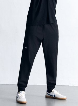 트레이닝 컴피 조거팬츠 AM9083 BK