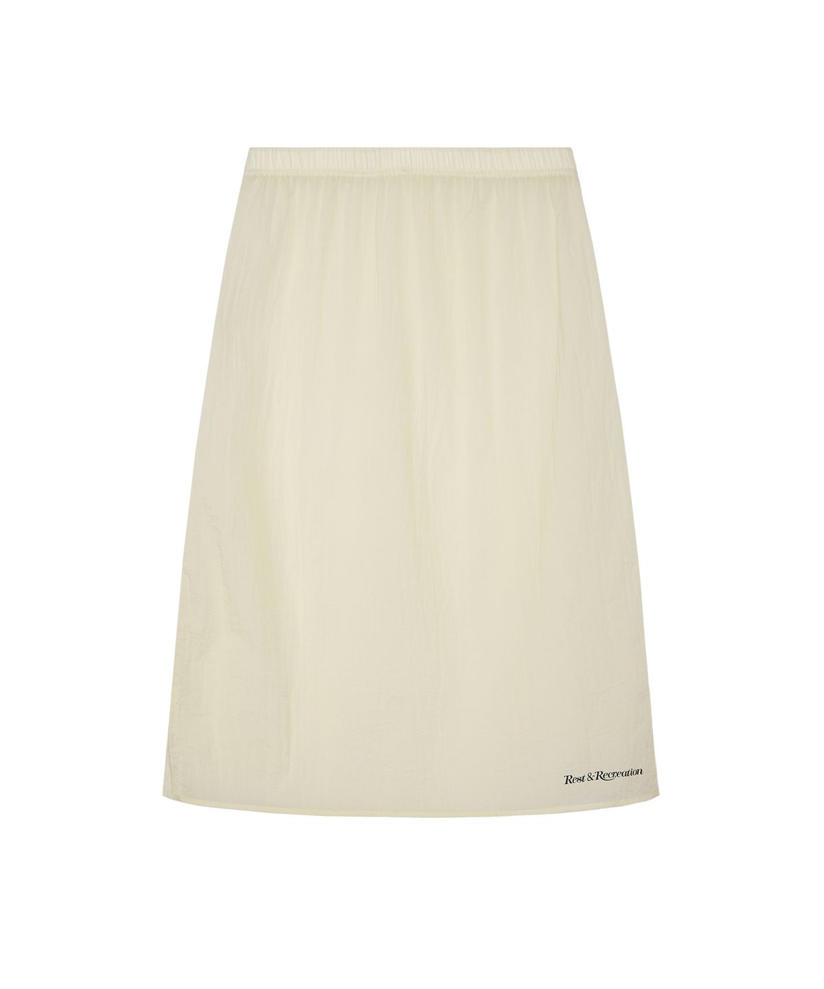 레스트앤레크레이션(REST&RECREATION) SEE THROUGH SKIRT - IVORY
