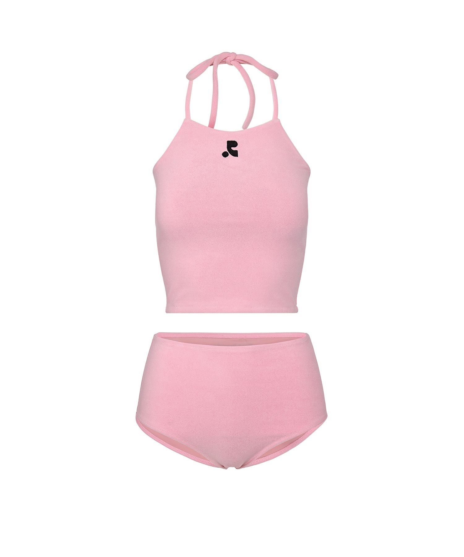 REST&RECREATION ■ TERRY HALTER NECK BIKINI ビキニ Harlow Terry Halter Bikini Top - Sunshower