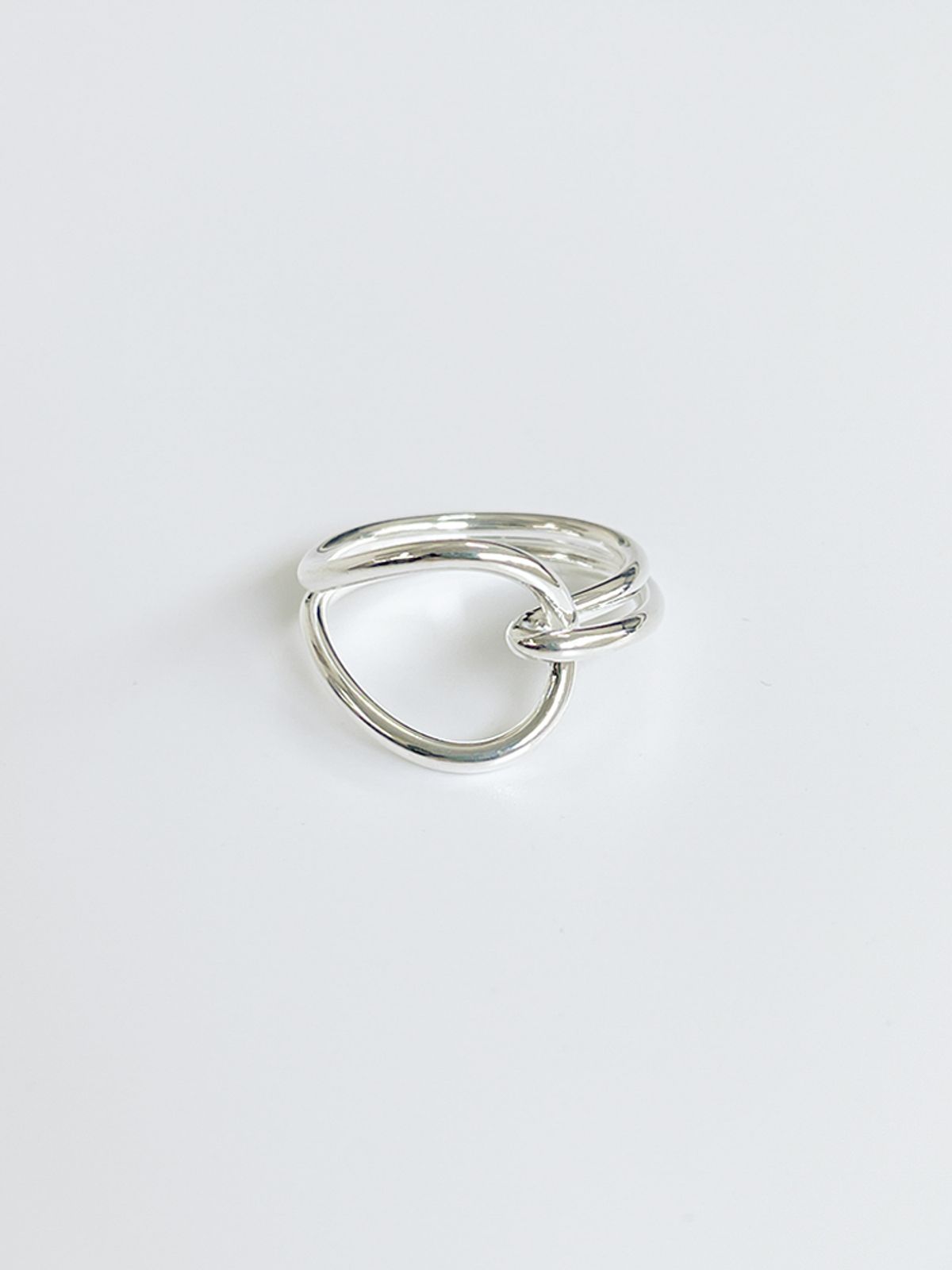 소수(SOSOO) One Line Weave Ring