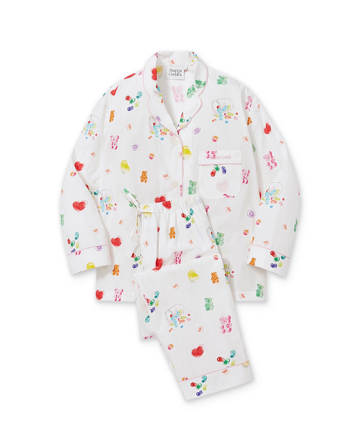 스내피커들(SNAPPY CUDDLE) Jelly Salon Pajama Set
