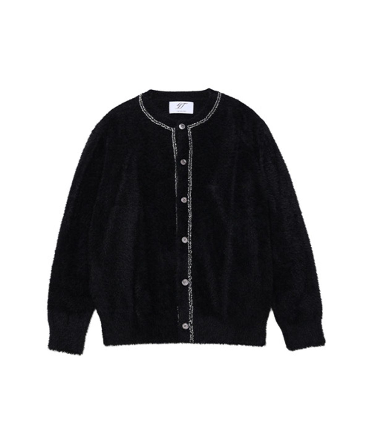 그레이티스트(THE GREATEST) Angora Round Cardigan Black