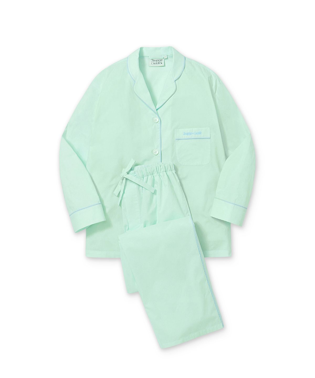 스내피커들(SNAPPY CUDDLE) Emerald Harmony Pajama Set