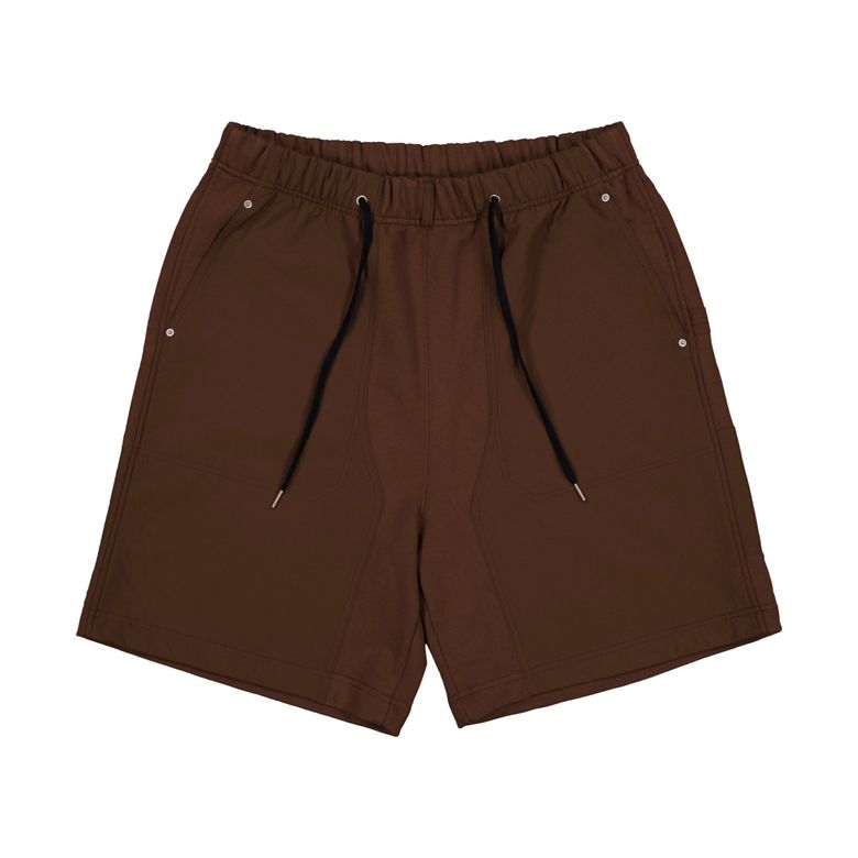 WORK SWEAT SHORTS / BROWN