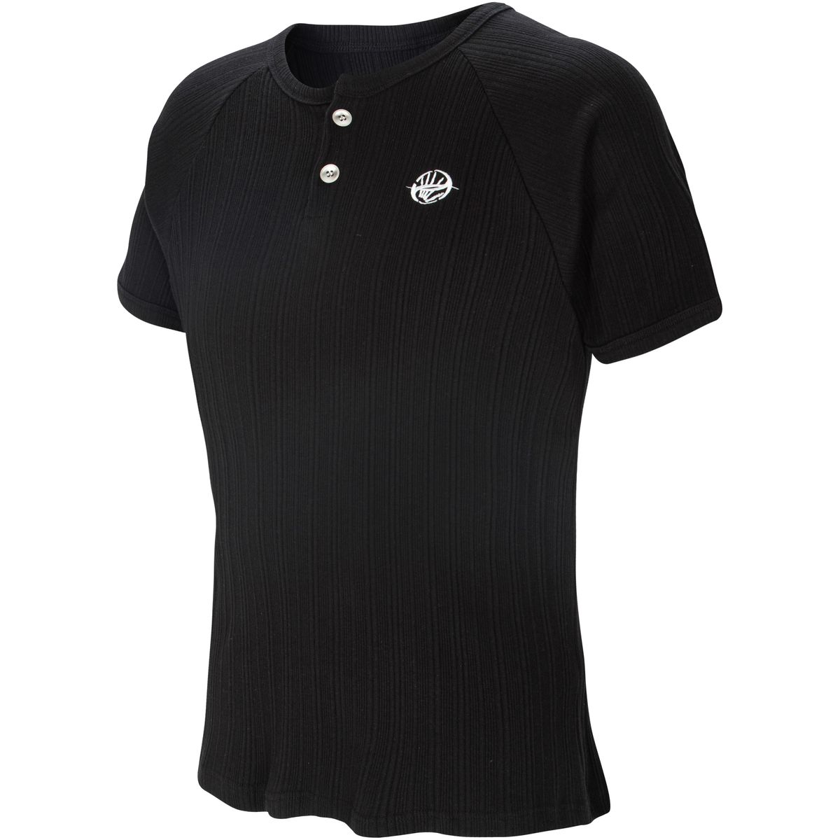 엔드파이브클럽(ANDFIVECLUB) henley neck raglan short sleeve [black]