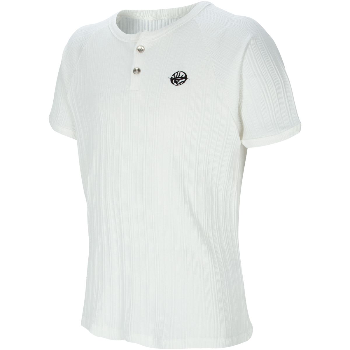 엔드파이브클럽(ANDFIVECLUB) henley neck raglan short sleeve [white]