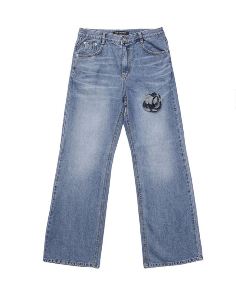 Corsage Denim Pants