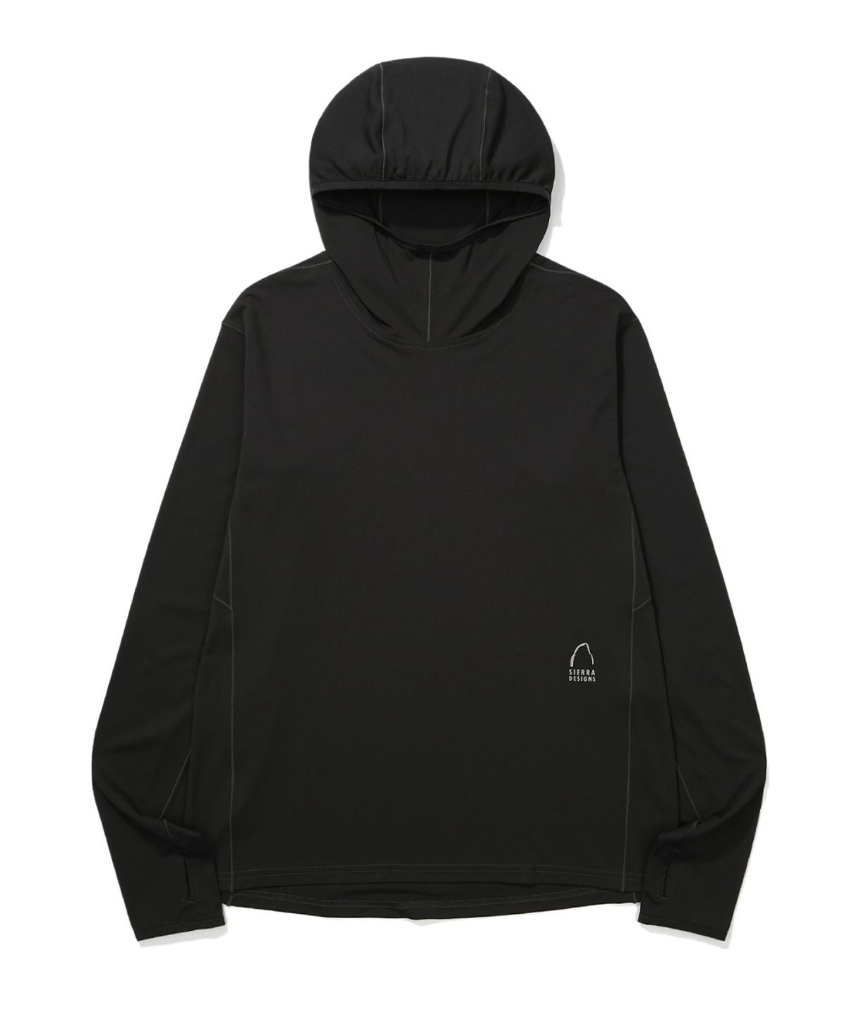 시에라디자인(SIERRA DESIGNS) 플린트(FLINT) 썬 후드 티셔츠 BLACK