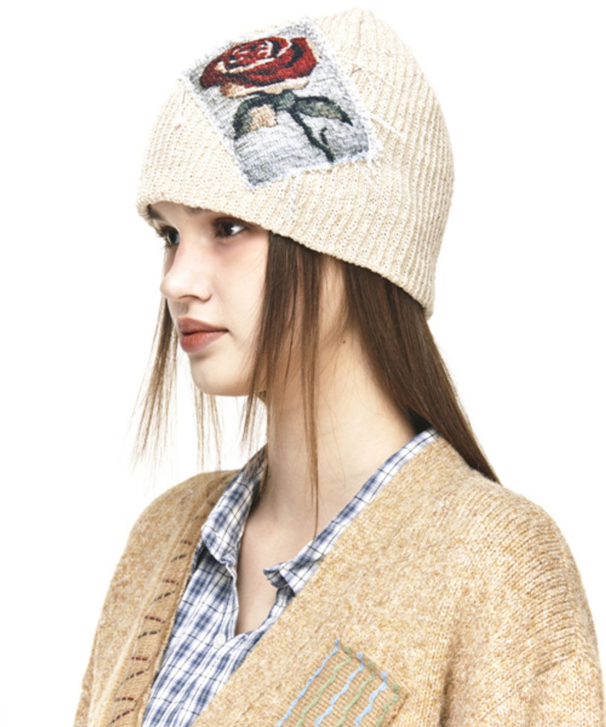 그레이티스트(THE GREATEST) Rose Patch Beanie