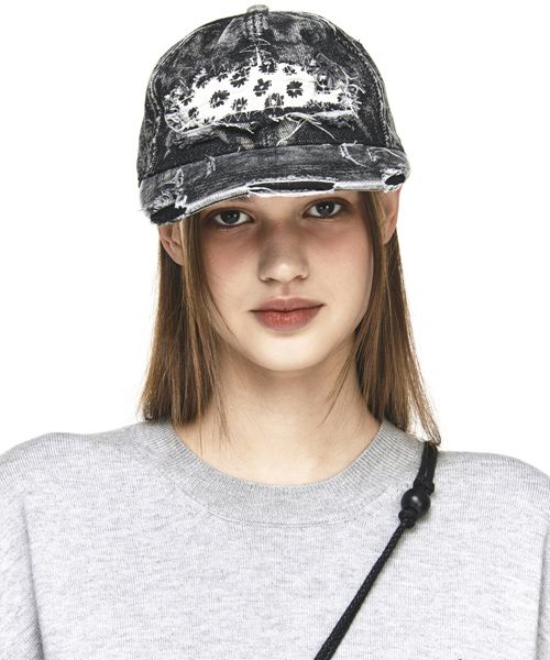 日本未入荷THE GREATESTのDistressed Floral Denim Ballcap Kapital 8oz Denim Great Kountry Damaged Baseball Shirt Blue
