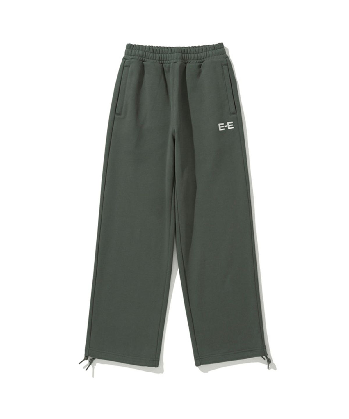 에르에르(ERER) Embroidered Detail Sweatpants Green