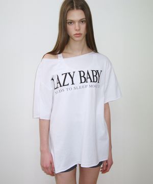 레이지 베이비 오프숄더 티셔츠(4색상)