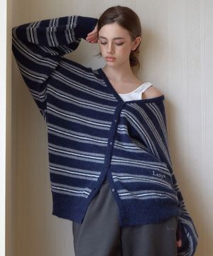 이지 소프트 루즈핏 니트 가디건 (6색상)