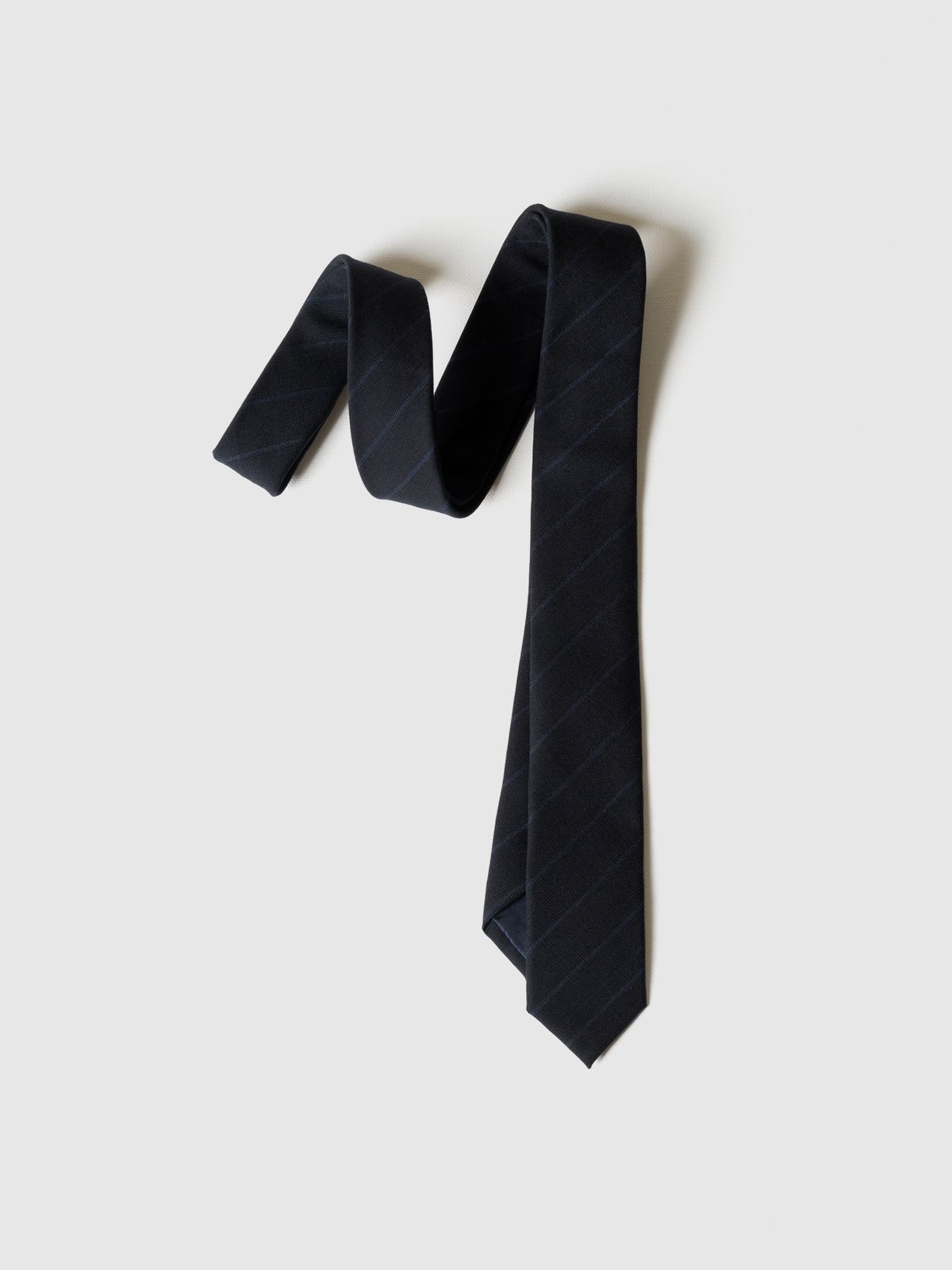 포커페이스(POKERFACE) SLIM TIE BLUE STRIPE
