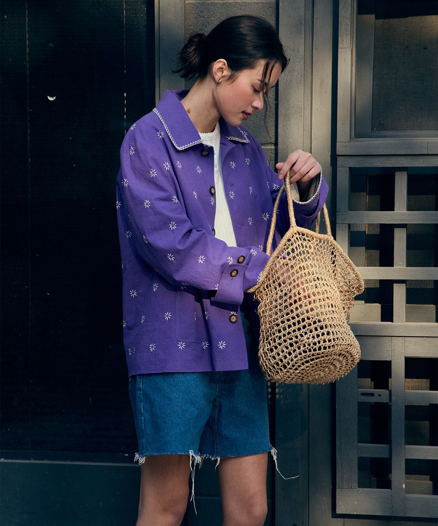 MUSINSA | FRITUR The KYOTO Jacket Purple_F251JK01