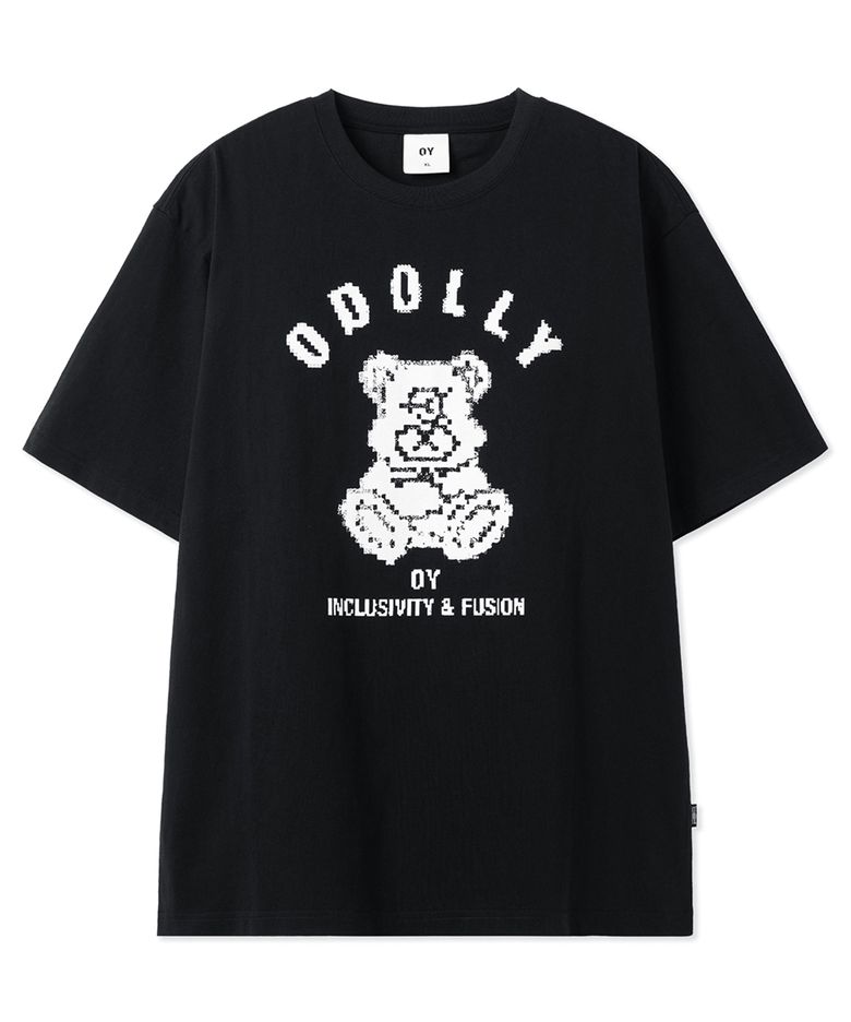 ARCH MOSAIC DOLLY TEE - BLACK