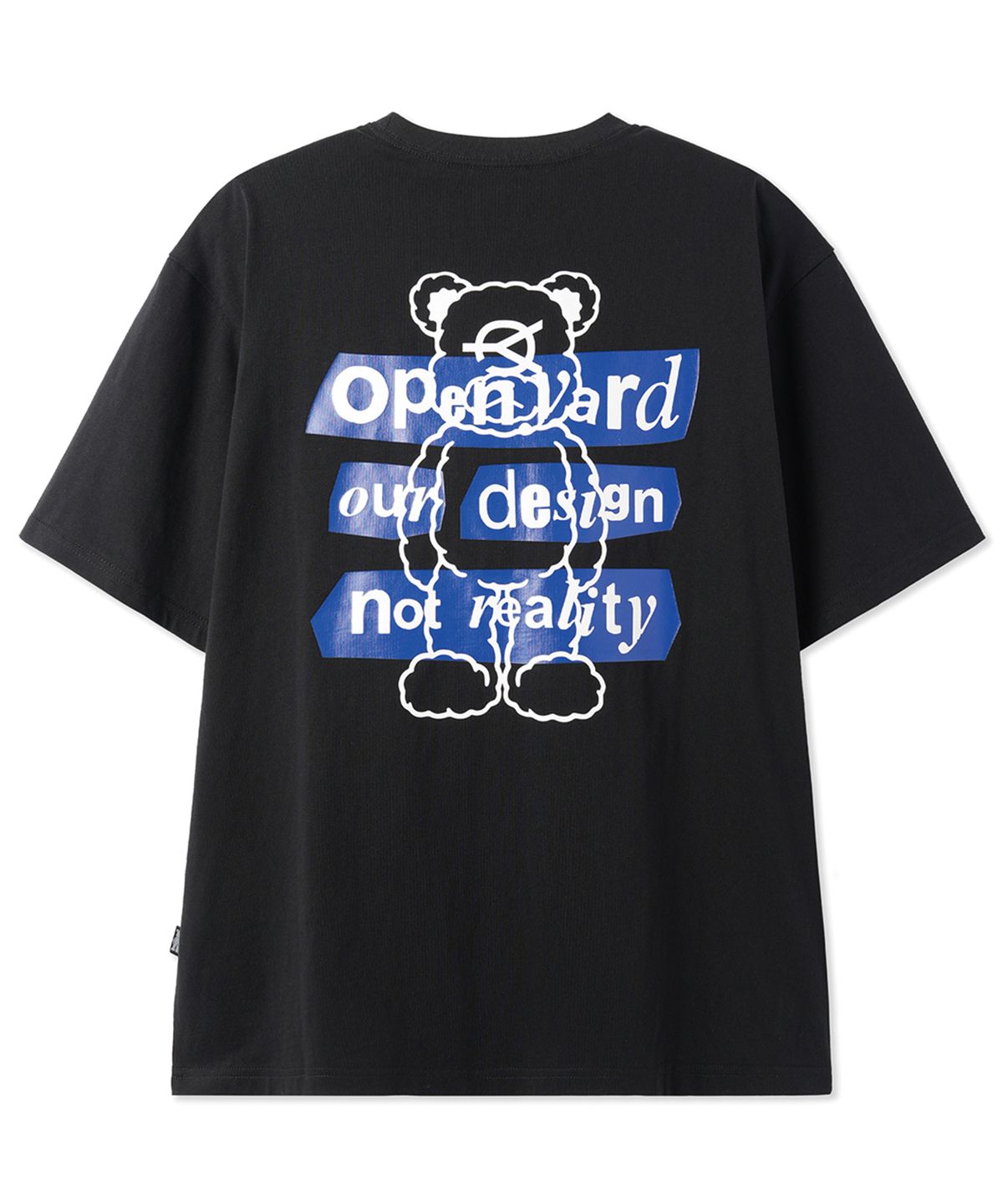 오픈야드(오와이)(OPENYARD(OY)) ODOLLY TAPE TEE - BLACK