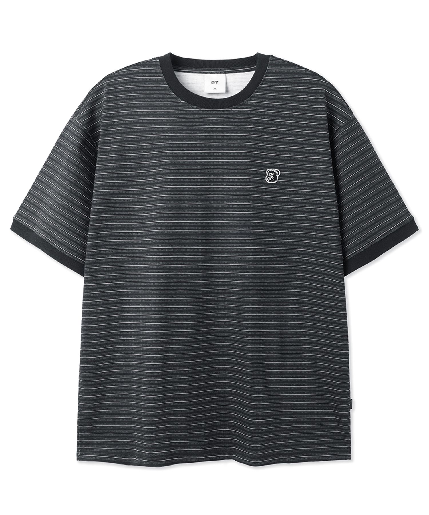 ★OY★LOGO STRIPE RINGER TEE - BLACK★正規品/韓国直送料込 MUSINSA公式 | OY LOGO STRIPE RINGER TEE - BLACK