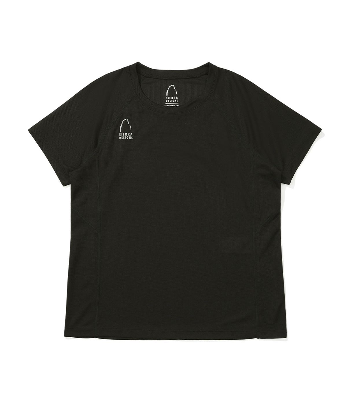 시에라디자인(SIERRA DESIGNS) W) 맨던홀 (MENDENHALL) 폴라텍 파워드라이 반팔티셔츠 BLACK