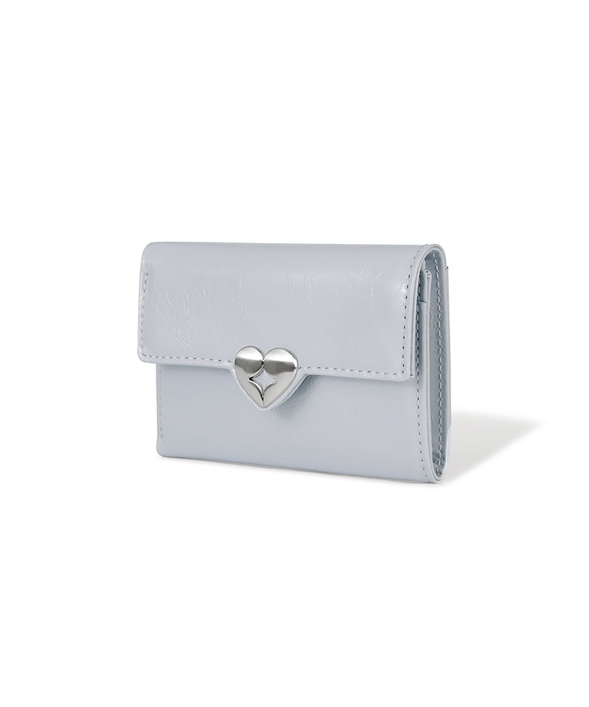 페넥(FENNEC) HEARTY FLAP WALLET - MISTY LAVENDER